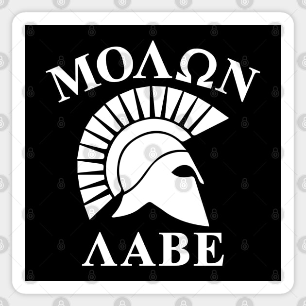 Mod.15 Molon Labe Greek Spartan Sticker by parashop